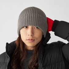 シップス(SHIPS)の【WEB限定】SHIPS: オーバーフィット ワンポイント エンブロイダリー ワッチキャップ ニット