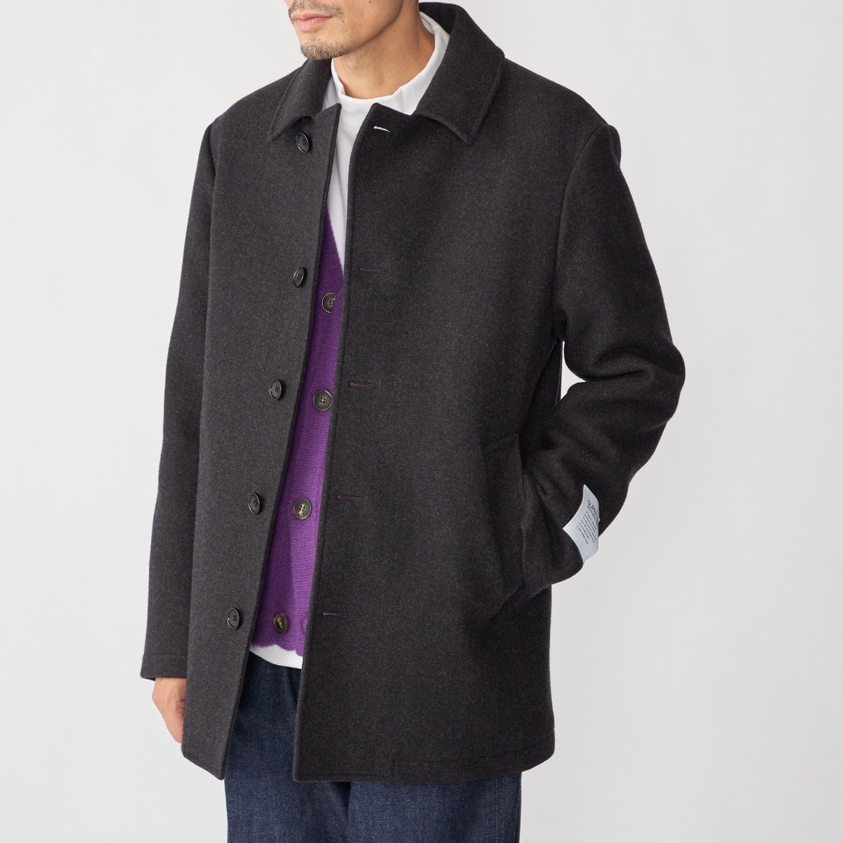 【極美品】シップス メルトンシングルロングピーコート L ウール キャメル 楽天市場】SC： スーパー140'S 100％WOOL メルトン