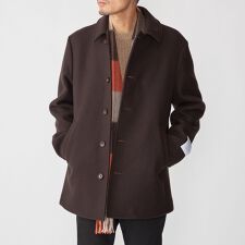 シップス(SHIPS)のSHIPS: ウールシルク シングル ピーコート