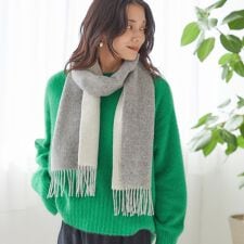 シップス(SHIPS)のカシミヤ リバーシブル マフラー