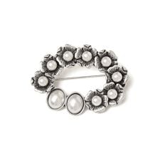 シップス(SHIPS)のtroisiemeCHACO:ミニ フラワー サークル ブローチ