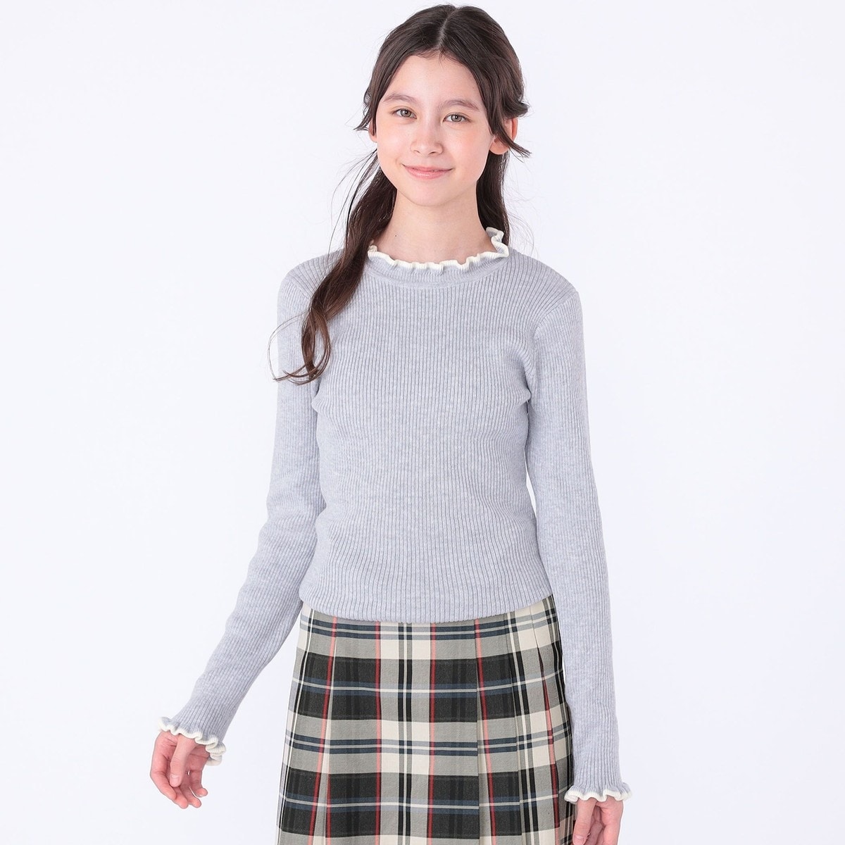 [�}���C]SHIPS KIDS:130�`150cm /�q��􂢉\�r�t���� ���u �j�b�g/�V�b�v�X�iSHIPS�j ���C�g�O���[