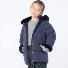 シップス(SHIPS)のSHIPS KIDS:100～130cm /〈撥水/手洗い可能〉ミディアム丈 リサイクル ダウン フ