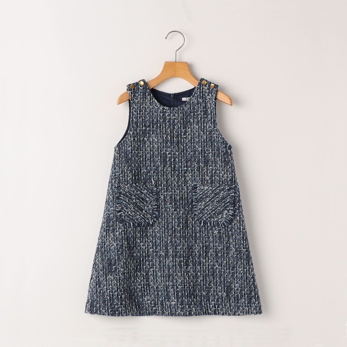 【完売商品】ツイードジャンパーワンピース ツイードジャンパーワンピース | DRESS | OBLI