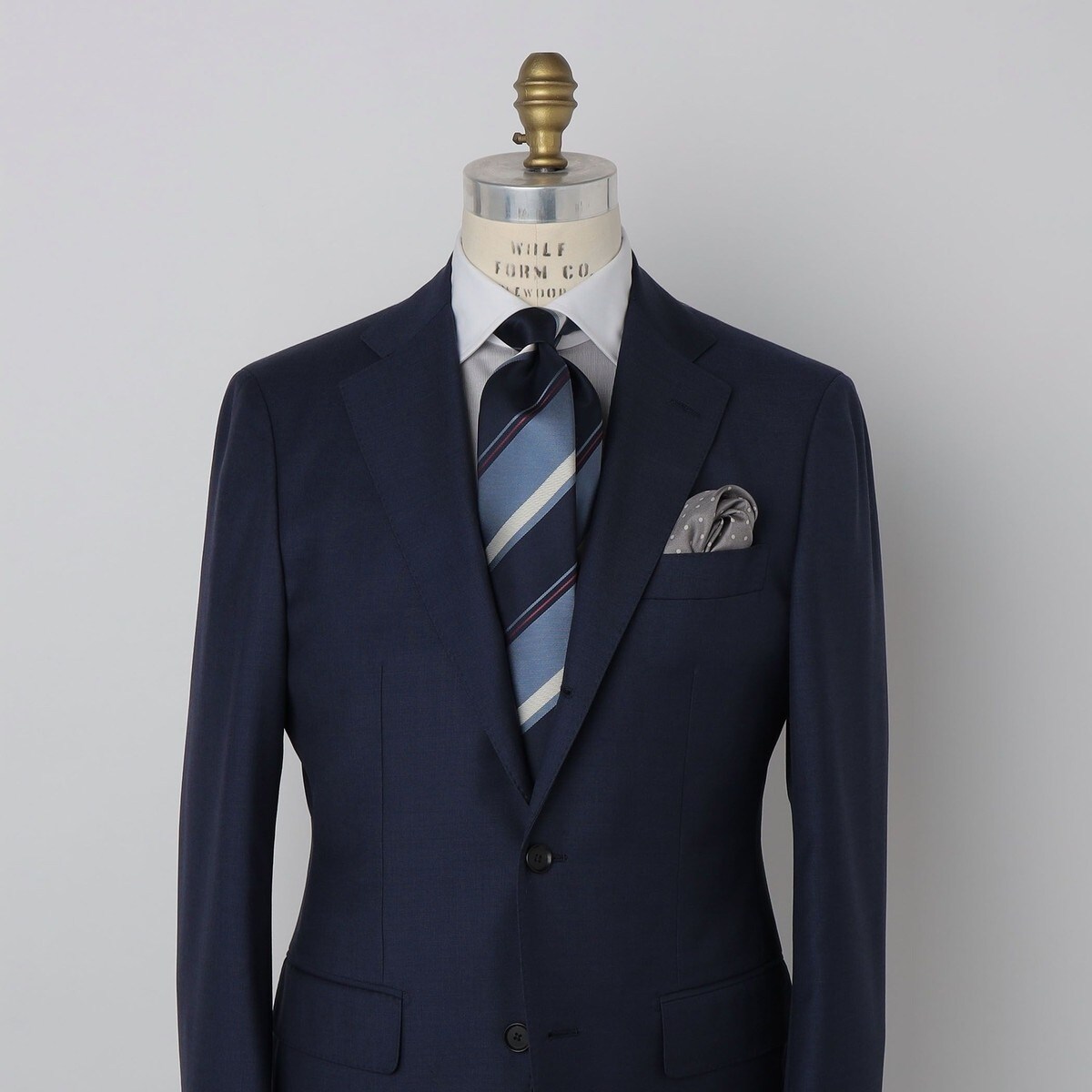 Errico Formicola: ウール/シルク ストライプ ネクタイ | シップス