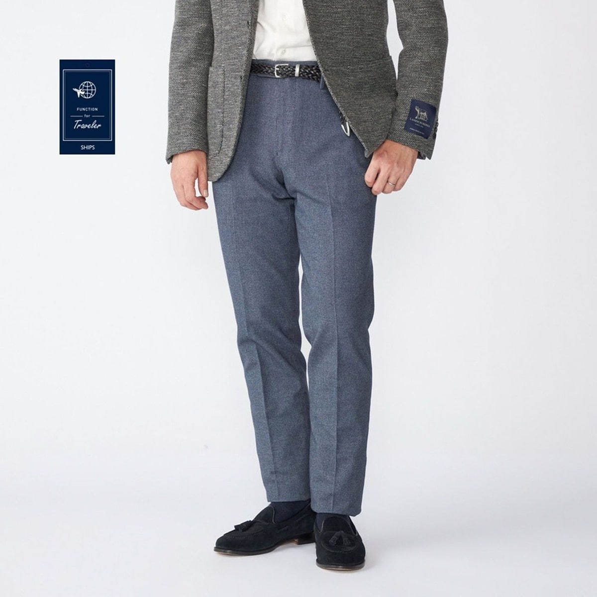 SHIPS: DUCA VISCONTI ブロークンコーデュロイ スラックス | シップス