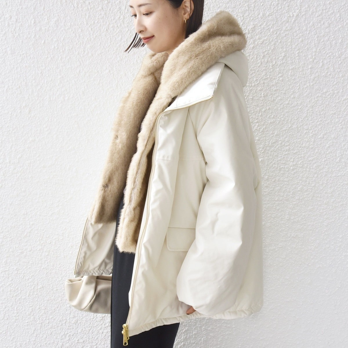 【新品タグ付き】Beauty & youthフェイクレザーコーティング ブルゾン 楽天市場】フェイクレザーコーティング ブルゾン／ビューティー