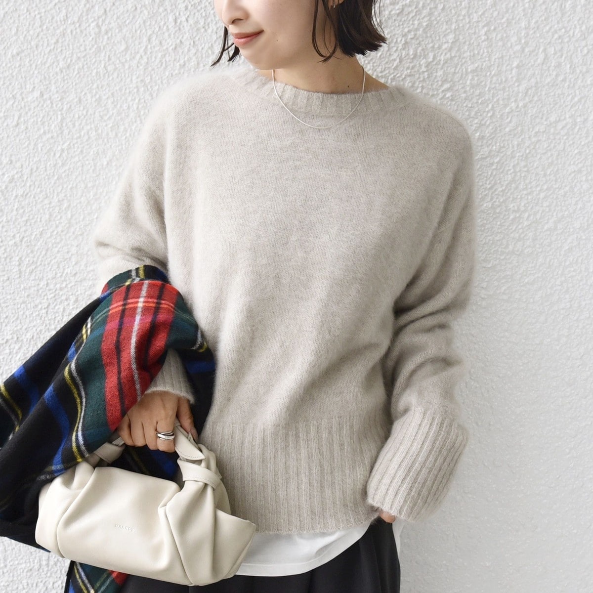 杢 フォックス カシミヤ クルーネック ニット プルオーバー | シップス