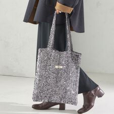 《一部追加予約》【一部SHIPS別注】Uhr: スパンコール トート バッグ