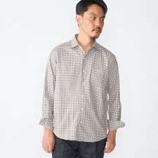 SHIPS:  ワイドカラー ネル シャツ