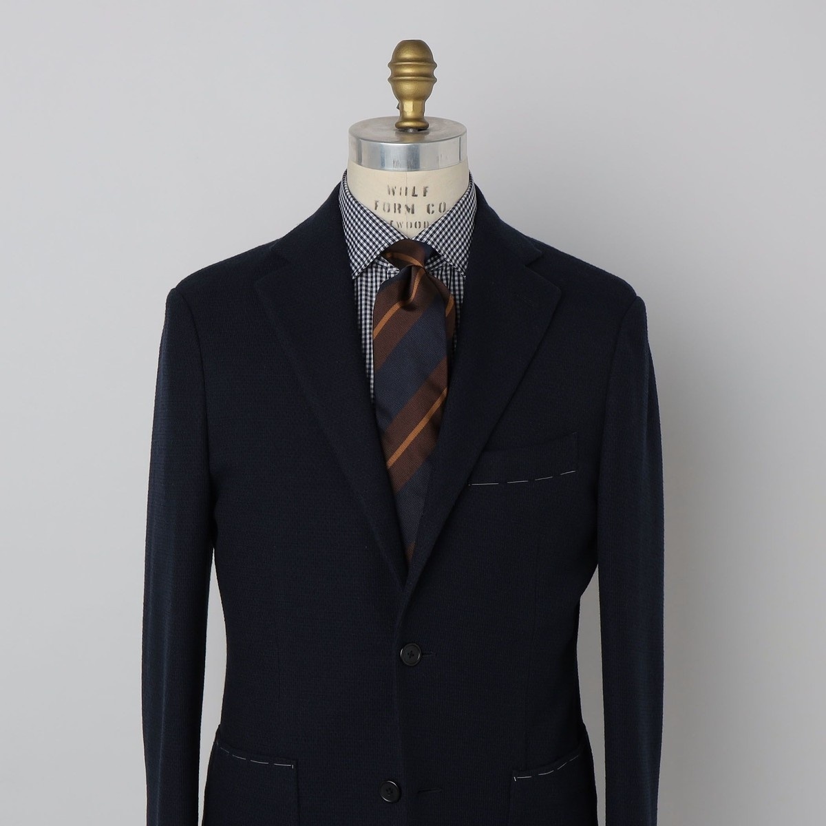 BREUER: リネン デニム ストライプ ネクタイ | シップス(SHIPS