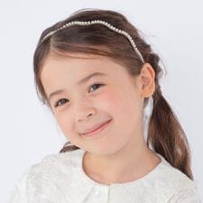 SHIPS KIDS: パール モチーフ カチューシャ