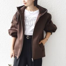 シップス(SHIPS)の《予約》【WEB限定】〈手洗い可能〉ダンボール ダブルジップ フーディー 3