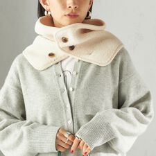 〈手洗い可能〉ボア フリース リバーシブル ネックウォーマー