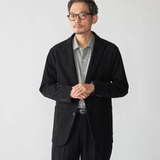 SHIPS:〈手洗い可能〉トリコット コーデュロイ ジャケット (セットアップ対応)