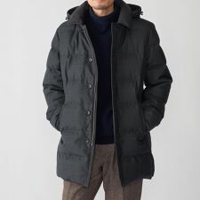 SHIPS: ウール ダウン ピーコート