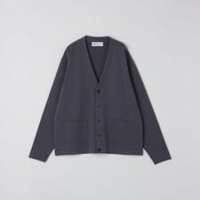 City Ambient Products: Wフェイス カノコ Vネック カーディガン