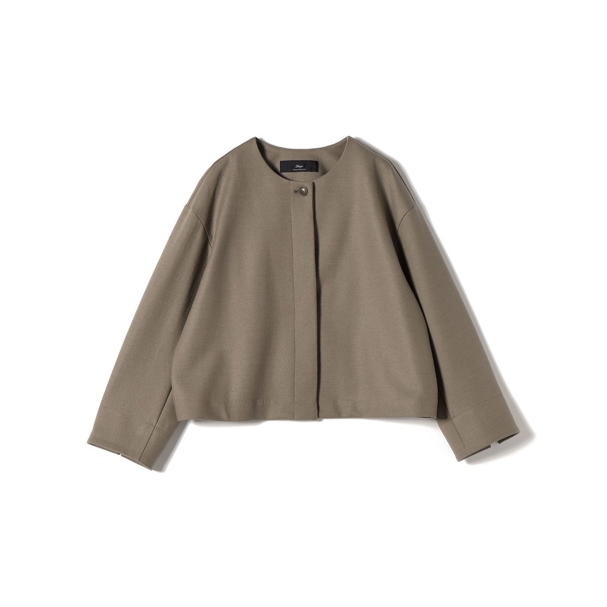 新品　シップス　〈セレモニー対応可〉ダブルクロス ノーカラー ジャケット セレモニー対応可〉ダブルクロス ノーカラー ジャケット 24SS