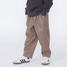 SHIPS KIDS:100～130cm /千鳥柄 チェック タック パンツ