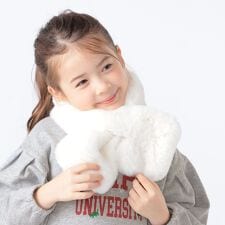 SHIPS KIDS:フェイクファー マフラー