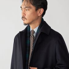 SHIPS: 50th ANNIV カシミヤ タータンチェック マフラー