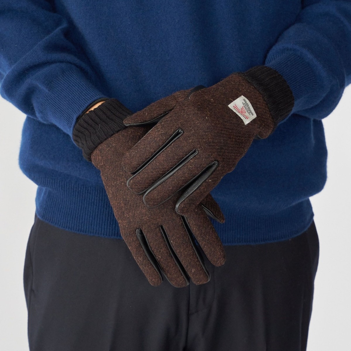 ERNEST W. BAKER / アーネストダブルベイカー】 Leather Gloves