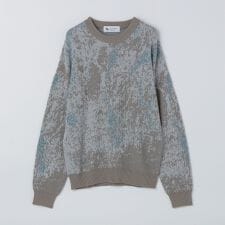City Ambient Products: シャギー ジャカード クルーネック ニット