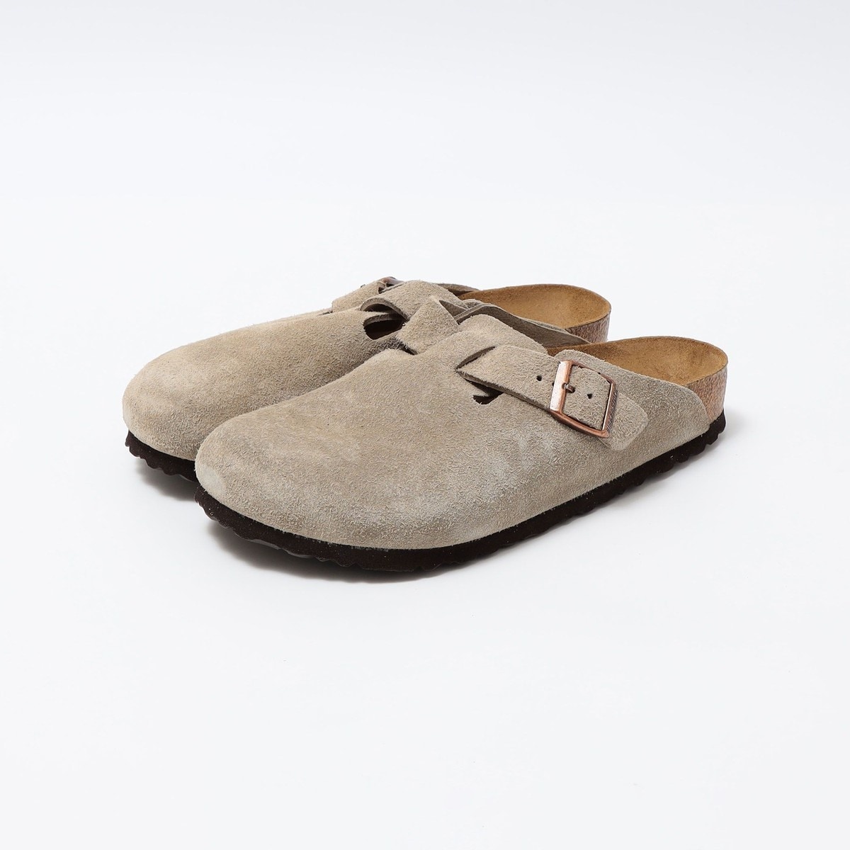 BIRKENSTOCK: SUEDE BOSTON