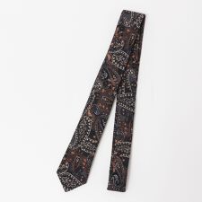 MARCEL LASSANCE: WOOL PAISLEY NARROW TIE