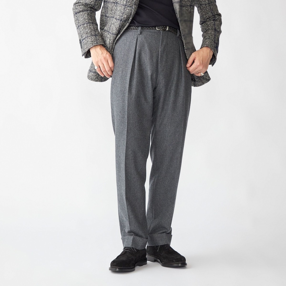 ATELIER ZINS: BAC J サキソニーフラノ スラックス | シップス(SHIPS