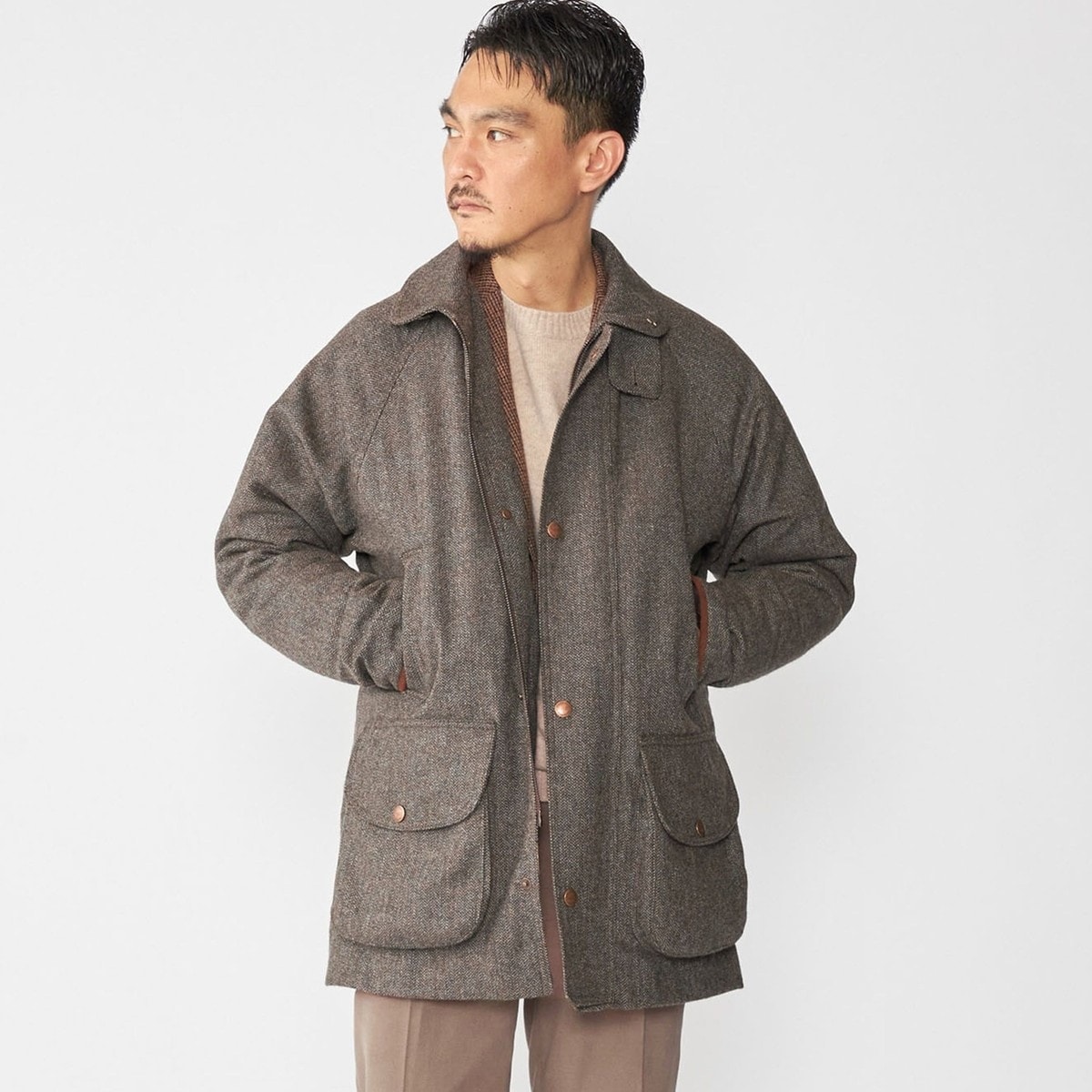 SHIPS別注】CHRYSALIS: CHILTERN ツイード フィールド コート