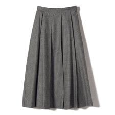 シップス(SHIPS)のSHIPS Primary Navy Label:フラノ パネル チェック フレア スカート