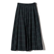 シップス(SHIPS)のSHIPS Primary Navy Label:フラノ パネル チェック フレア スカート