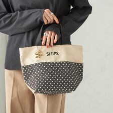 《一部追加予約》チャーム付き ポケット トート バッグ