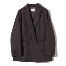 〈手洗い可能〉ウール 調 合繊 ダブル ジャケット