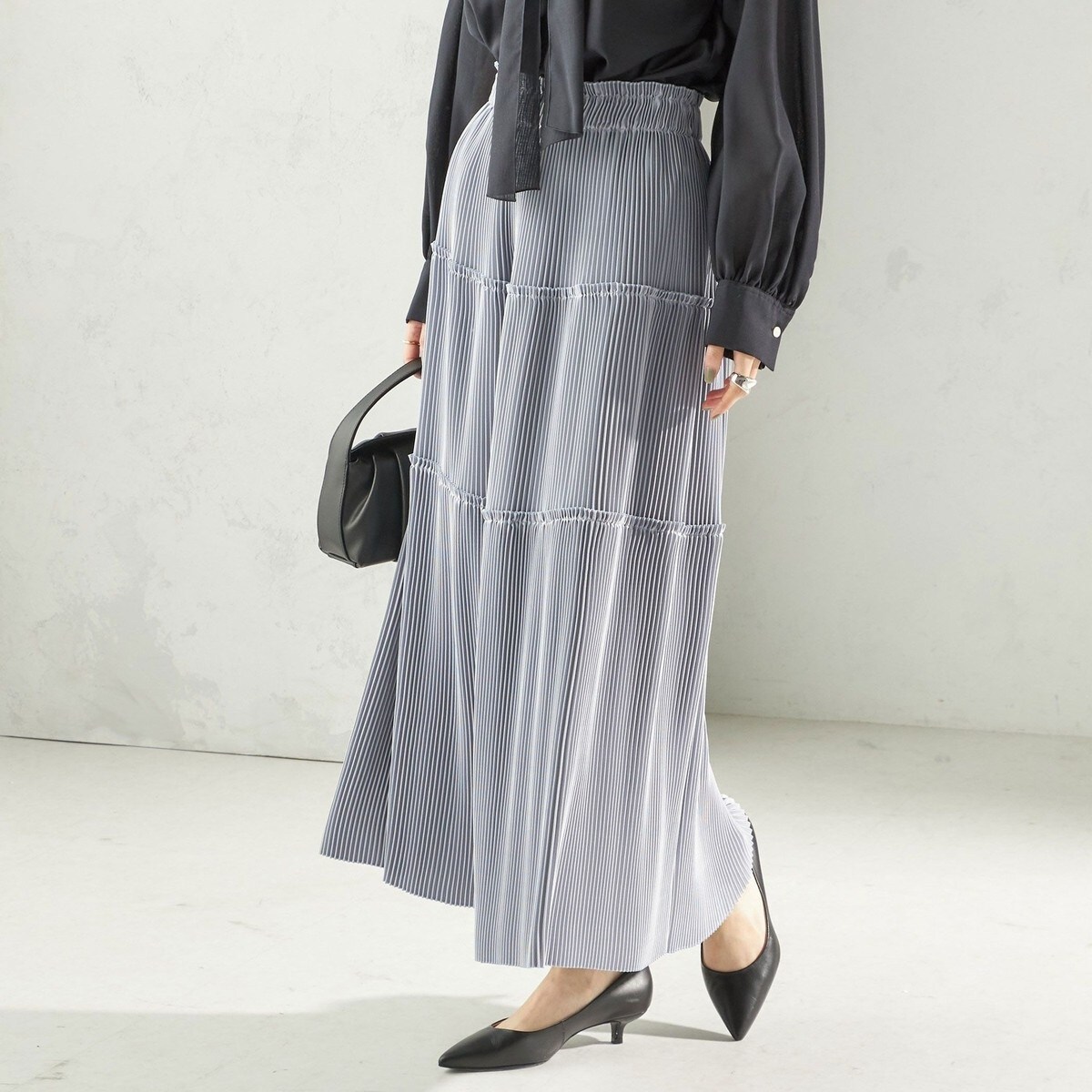 casa fline:〈手洗い可能〉レース ティアード スカート | シップス