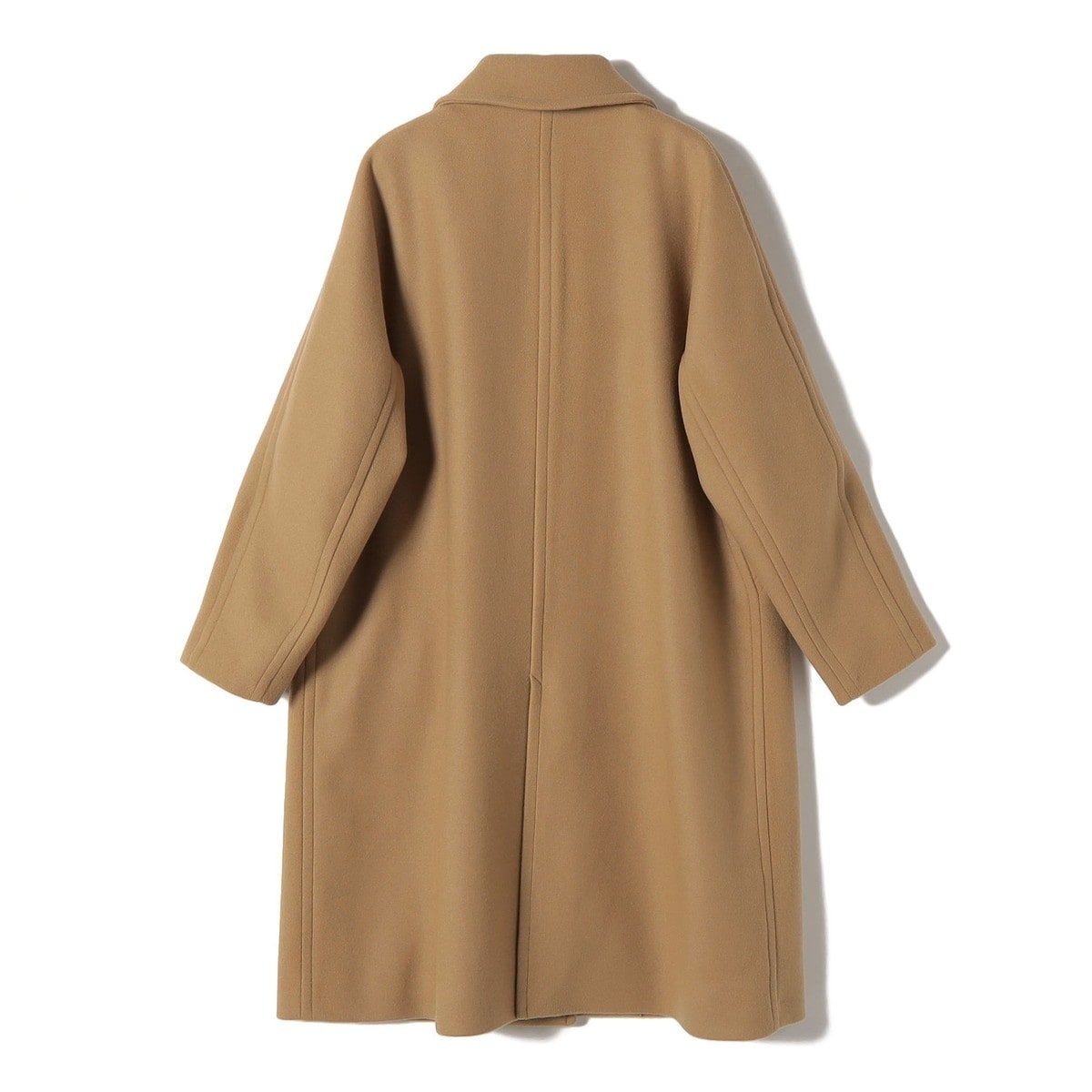 SHIPS Primary Navy Label:ウール メルトン シングル チェスター