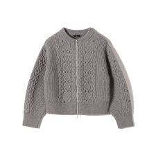 シップス(SHIPS)のSHIPS Primary Navy Label:PON PON ケーブル ジップ カーディガン