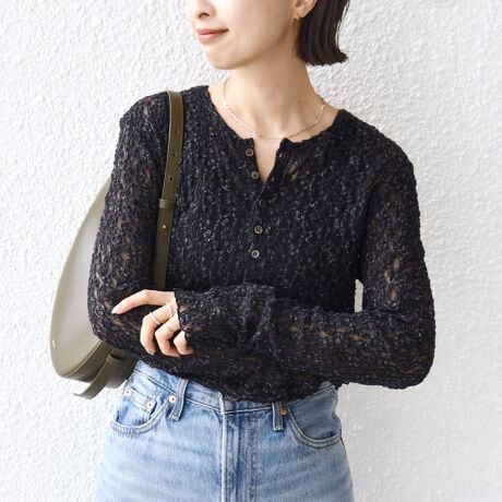 [^ԁF312011176]\26SS\@Ci[ɂɂ؂₩[X̖\vI[o[K萔ʂɒBAߐ؂ƂȂ܂fUCw[lbNƃN[lbN̗y߂AO2WAYdl̃[XgbvXB߂̑̂߁AjbgVc̉烌[X̑̂ȂǁAC[hX^C̃ANZgɂ߂łB悭ĝɉ炵VGbgłLkASn̗ǂꖇłBfރ\tg^b`ȔGƃXgb`̍bZ[XłBîؚȃŉ؂₩vXĂ܂B̊̂fނŁAJWAȃX^Cɂꂢ߂ȃX^Cɂ}b`܂Bⓧ܂AƂ[XŃCi[gƂĂACgƂĂ􂷂悢łBR[fBl[gꖇŒp̂͂AVcjbgAXEFbgȂǂƃC[hđ烌[X̂钅Ȃ߁B[X̑ƂČ邱ƂŁAgĥX^C܂Bw[lbNŒpۂ́A{^2قǊJĂȂꊴ̂钅Ȃyނ̂߂łBOV[Y􂷂A[h[uɉĂꒅłB₢킹iԁF312-01-1176-------------------------------------ň݁FԐLkFLFL򊴁FL|PbgF􂢁F􂢉-------------------------------------yz̏i͌ԍʒuvĂ܂B\߂ӂBUUƂG肪܂̂ŁA炩߂ӂB␅̕t͕ϐF̌ƂȂ܂̂ŁA݂₩ɏĂBߓxȗ͂▀CƁADڂ̊EAn̎C؂jAn̕ό`܂̂ŏ\ɂӂBp̍ۂ́AobOANZT[A\ʂ̑eւ̈|ɏ\ɂӂBBeɂ菤i̐FقȂČꍇ܂BîF́AB摜QlɂĂBipׂɁAAeV^OKmF̏Ap͂舵B摜̏i̓TvłB ۂ̏iƎdlAHATCY኱قȂꍇ܂B