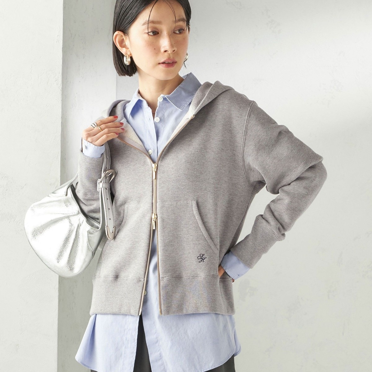 SHIPS any: ハーフジップ ビッグ アノラック パーカー | シップス