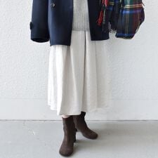 〈手洗い可能〉シャイニー フレア スカート