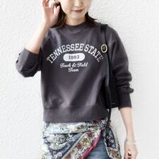 《予約》【SHIPS別注】TENNESSEE:〈洗濯機可能〉ロゴ スウェット