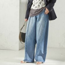 《予約》【SHIPS別注】BIT BLUE:バレル レック デニム パンツ