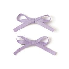 SHIPS KIDS:サテン リボン デザイン ヘアクリップ 2コセット