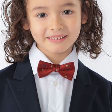 SHIPS KIDS:セレモニー 小紋柄 蝶ネクタイ
