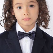 SHIPS KIDS:セレモニー ドット柄 蝶ネクタイ