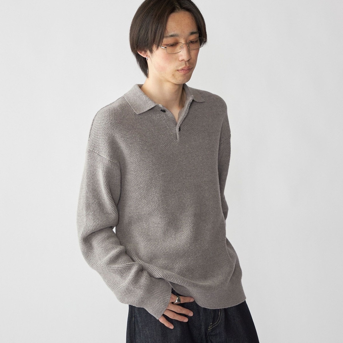 City Ambient Products: ソフト ヤーン カルゼ ニットポロ