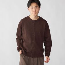 City Ambient Products: カラー ネップ クルーネック カーディガン