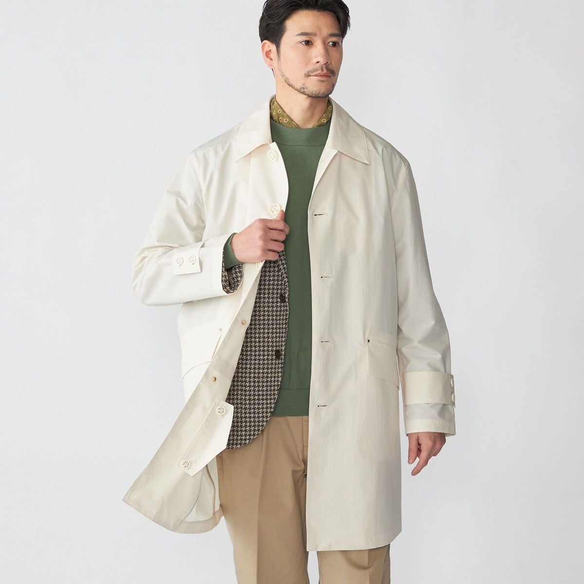 BATEAUX DE SHIPS: ギャバジン ステンカラーコート | シップス(SHIPS