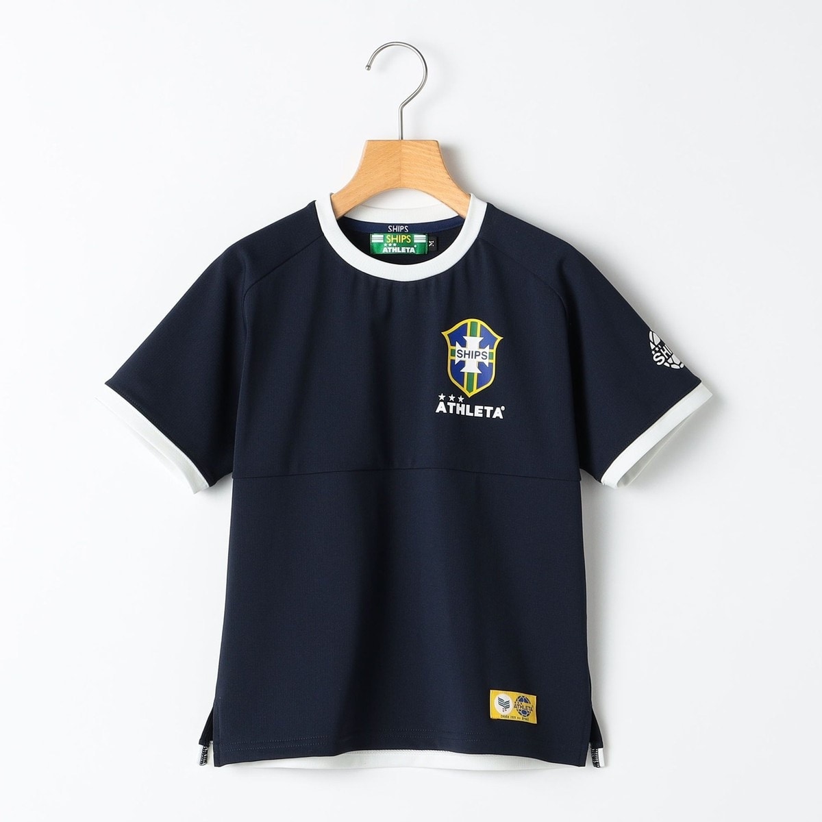 [�}���C]�ySHIPS KIDS�ʒ��zATHLETA:130�`170cm /���b�V�� T�V���c/�V�b�v�X�iSHIPS�j �l�C�r�[